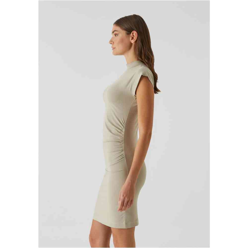 Urban Classics - Short Cotton Jersey Bleistift kleid - Grau